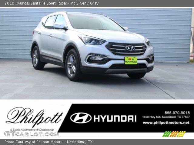 2018 Hyundai Santa Fe Sport  in Sparkling Silver