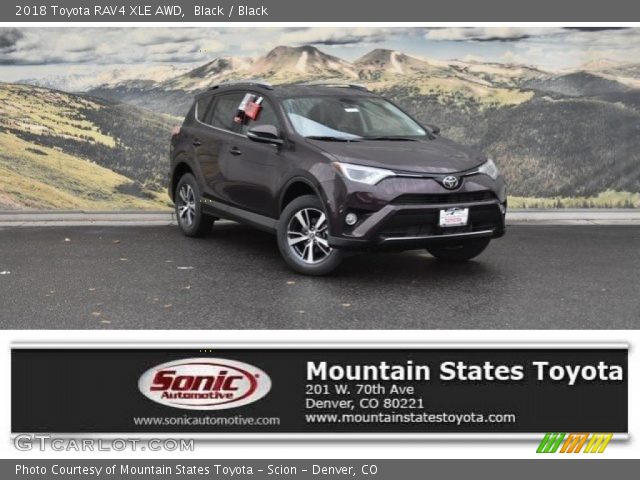 2018 Toyota RAV4 XLE AWD in Black