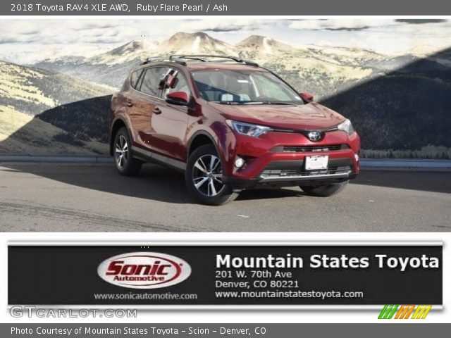 2018 Toyota RAV4 XLE AWD in Ruby Flare Pearl
