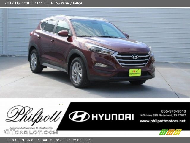 2017 Hyundai Tucson SE in Ruby Wine