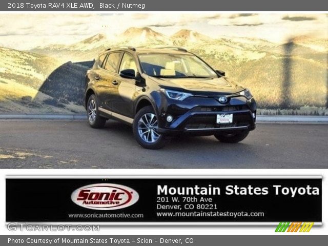 2018 Toyota RAV4 XLE AWD in Black