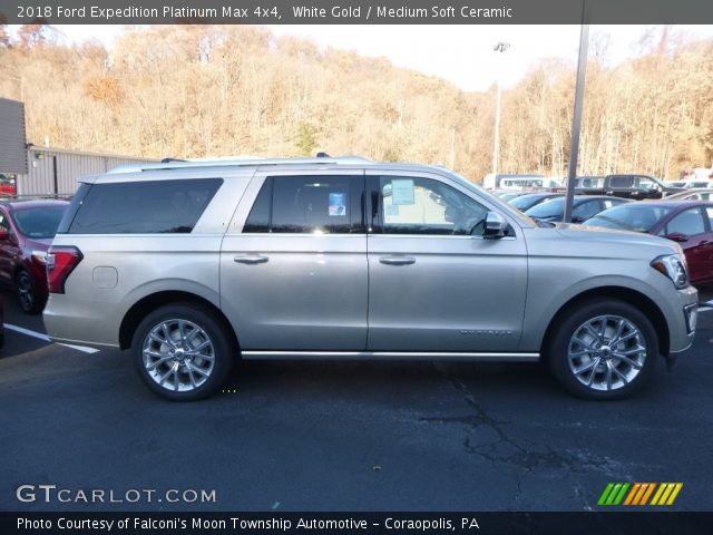 2018 Ford Expedition Platinum Max 4x4 in White Gold