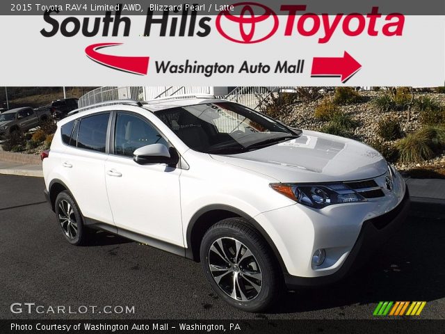 2015 Toyota RAV4 Limited AWD in Blizzard Pearl