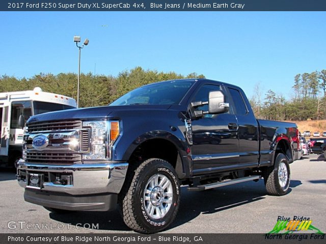 2017 Ford F250 Super Duty XL SuperCab 4x4 in Blue Jeans