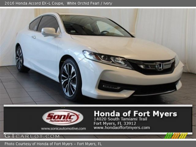 2016 Honda Accord EX-L Coupe in White Orchid Pearl