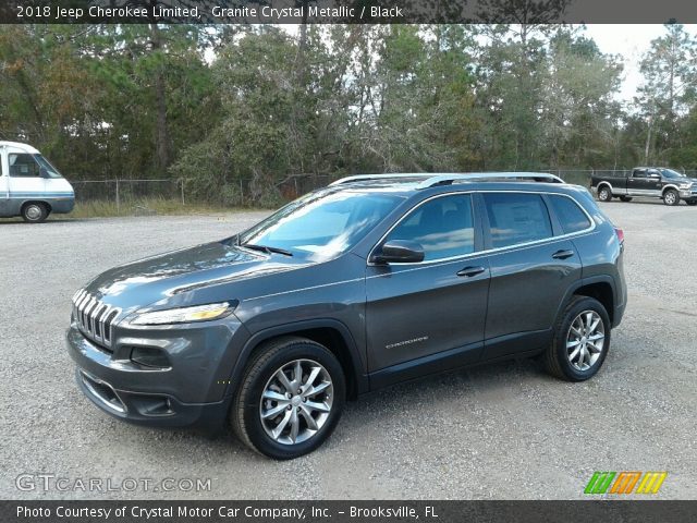 2018 Jeep Cherokee Limited in Granite Crystal Metallic