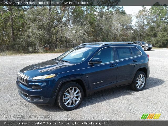 2018 Jeep Cherokee Limited in Patriot Blue Pearl