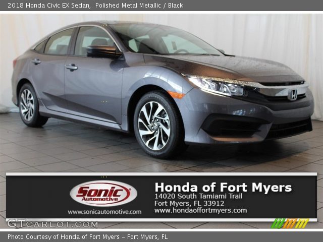 2018 Honda Civic EX Sedan in Polished Metal Metallic