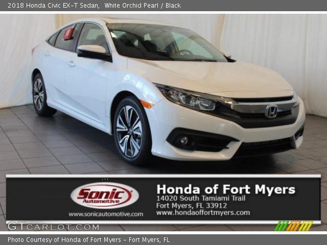 2018 Honda Civic EX-T Sedan in White Orchid Pearl