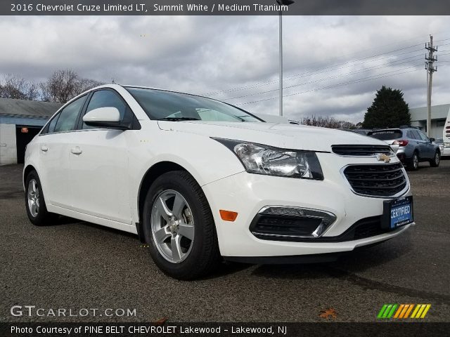 2016 Chevrolet Cruze Limited LT in Summit White