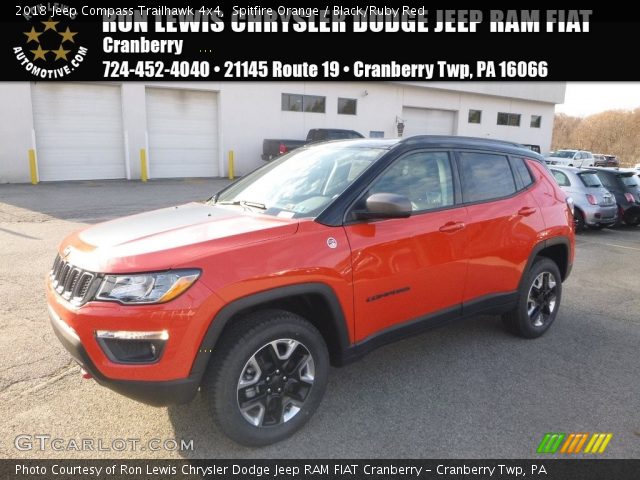 2018 Jeep Compass Trailhawk 4x4 in Spitfire Orange