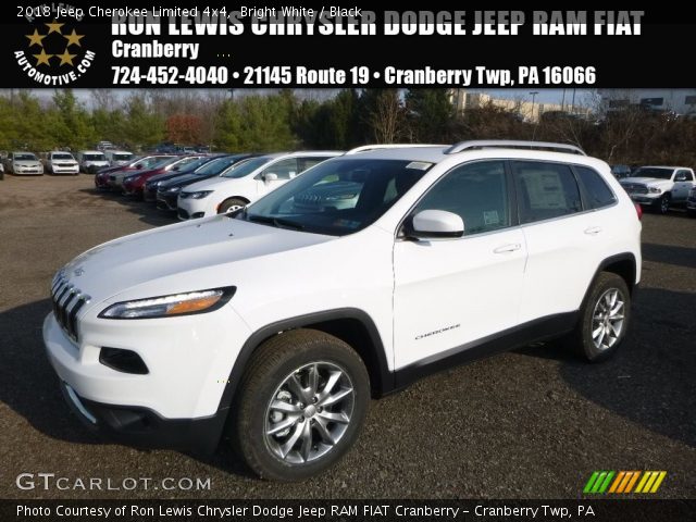2018 Jeep Cherokee Limited 4x4 in Bright White