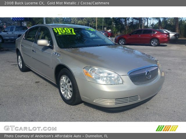 2008 Buick Lucerne CX in Gold Mist Metallic