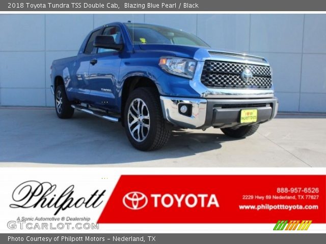 2018 Toyota Tundra TSS Double Cab in Blazing Blue Pearl