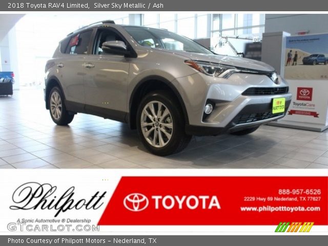 2018 Toyota RAV4 Limited in Silver Sky Metallic