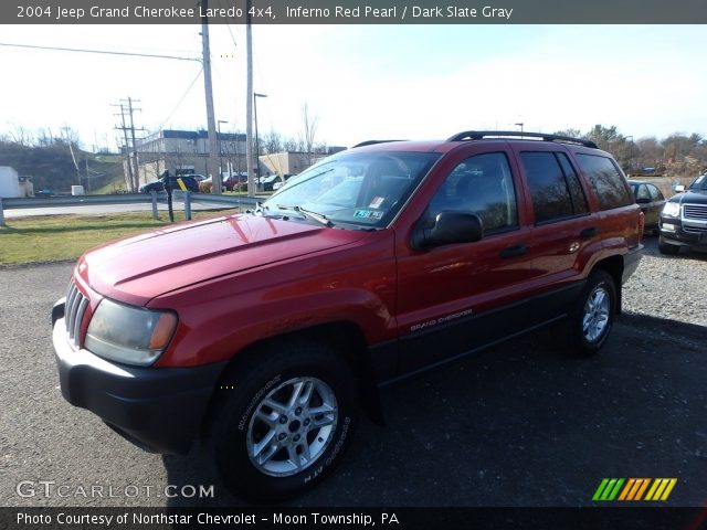 2004 Jeep Grand Cherokee Laredo 4x4 in Inferno Red Pearl
