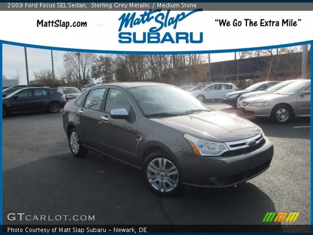 2009 Ford Focus SEL Sedan in Sterling Grey Metallic