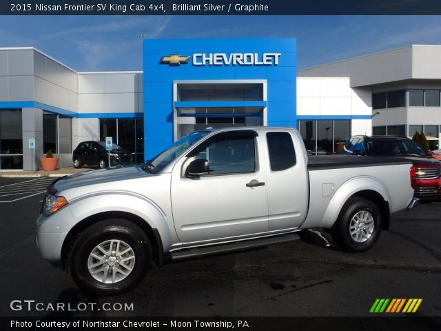 2015 Nissan Frontier SV King Cab 4x4 in Brilliant Silver