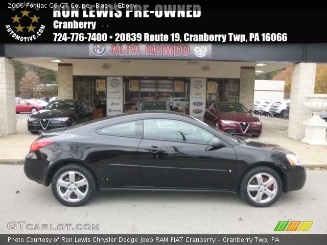 2006 Pontiac G6 GT Coupe in Black