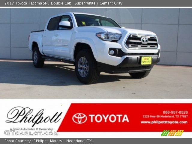 2017 Toyota Tacoma SR5 Double Cab in Super White
