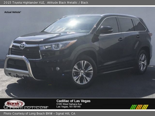 2015 Toyota Highlander XLE in Attitude Black Metallic