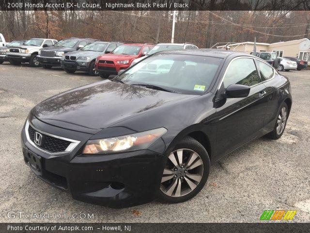 2008 Honda Accord EX-L Coupe in Nighthawk Black Pearl