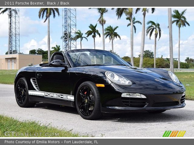 2011 Porsche Boxster  in Black