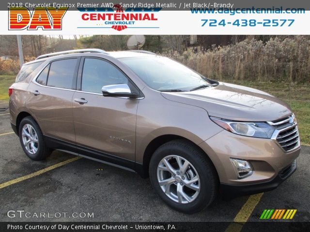 2018 Chevrolet Equinox Premier AWD in Sandy Ridge Metallic