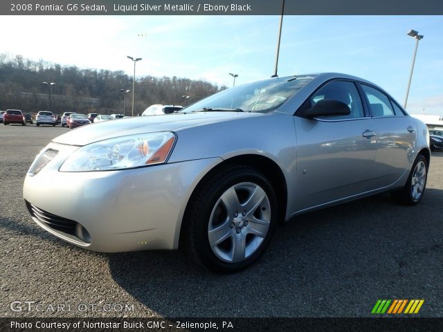 2008 Pontiac G6 Sedan in Liquid Silver Metallic