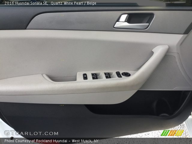 2016 Hyundai Sonata SE in Quartz White Pearl