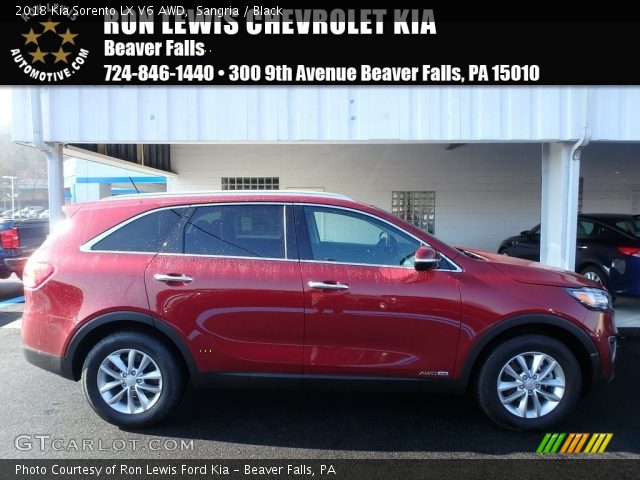 2018 Kia Sorento LX V6 AWD in Sangria