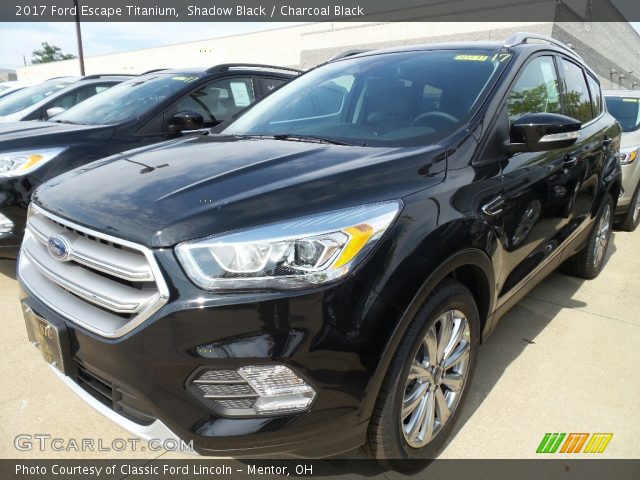 2017 Ford Escape Titanium in Shadow Black