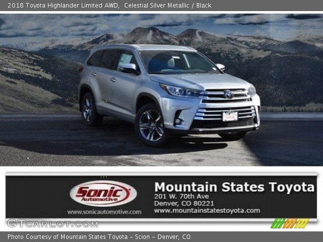 2018 Toyota Highlander Limited AWD in Celestial Silver Metallic