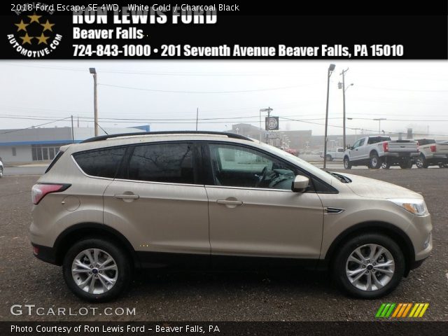 2018 Ford Escape SE 4WD in White Gold