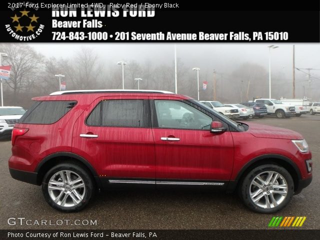 2017 Ford Explorer Limited 4WD in Ruby Red