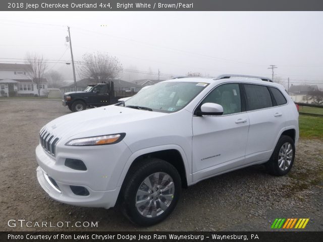 2018 Jeep Cherokee Overland 4x4 in Bright White