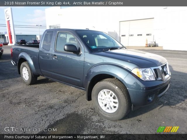 2018 Nissan Frontier SV King Cab 4x4 in Arctic Blue Metallic