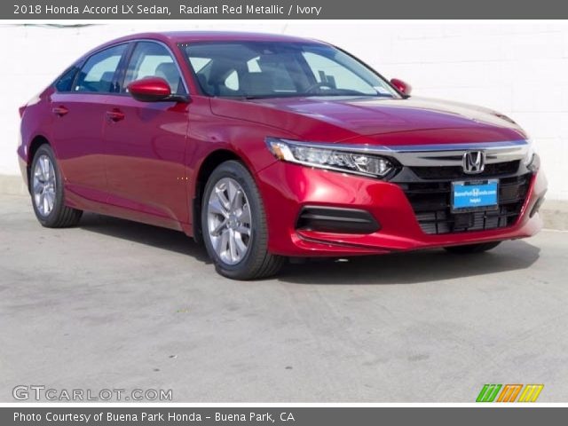 2018 Honda Accord LX Sedan in Radiant Red Metallic