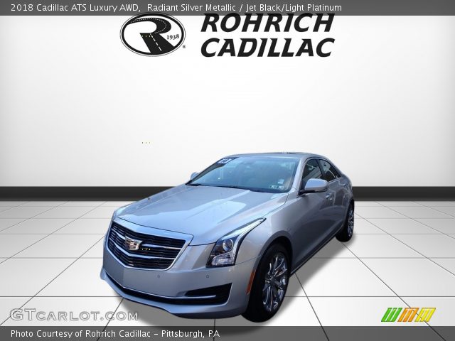2018 Cadillac ATS Luxury AWD in Radiant Silver Metallic