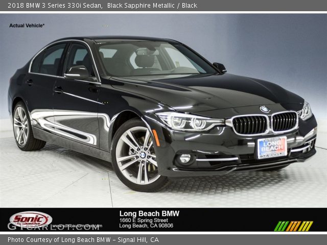 2018 BMW 3 Series 330i Sedan in Black Sapphire Metallic