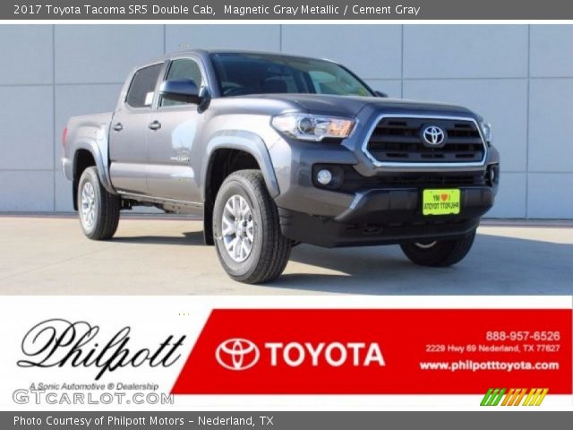 2017 Toyota Tacoma SR5 Double Cab in Magnetic Gray Metallic