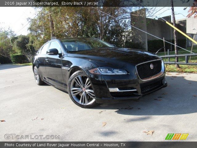 2016 Jaguar XJ Supercharged in Ebony Black