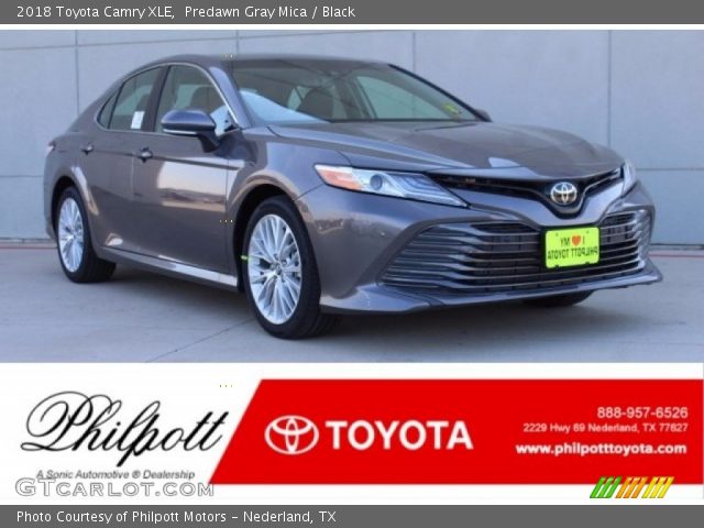 2018 Toyota Camry XLE in Predawn Gray Mica