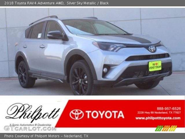 2018 Toyota RAV4 Adventure AWD in Silver Sky Metallic