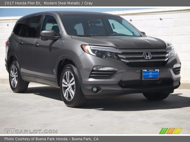 2017 Honda Pilot EX in Modern Steel Metallic