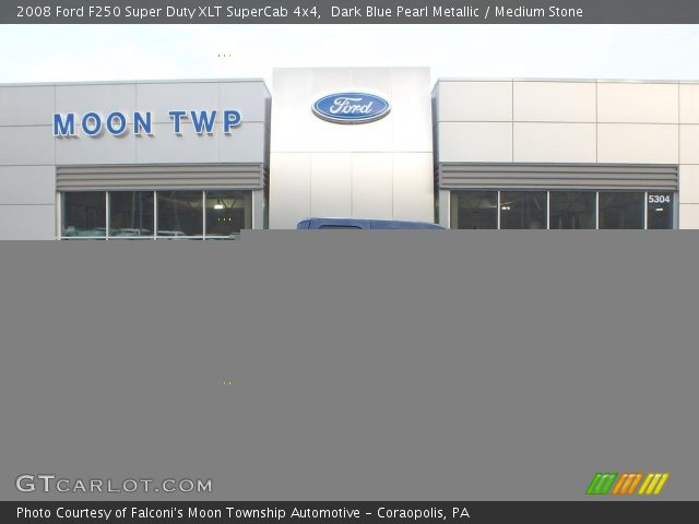 2008 Ford F250 Super Duty XLT SuperCab 4x4 in Dark Blue Pearl Metallic