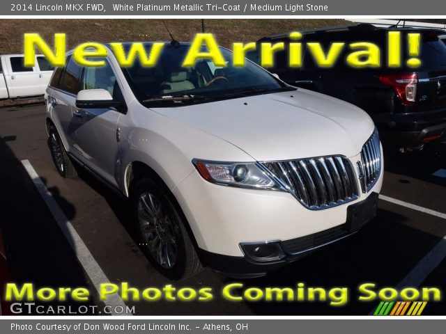 2014 Lincoln MKX FWD in White Platinum Metallic Tri-Coat