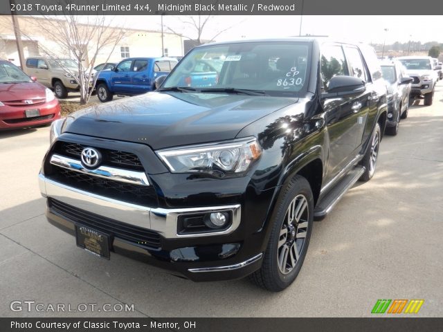 2018 Toyota 4Runner Limited 4x4 in Midnight Black Metallic