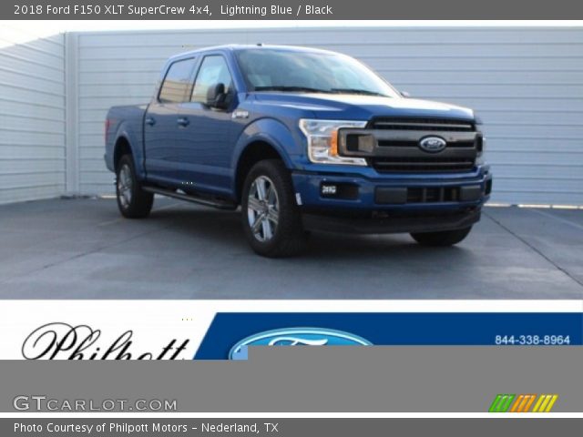 2018 Ford F150 XLT SuperCrew 4x4 in Lightning Blue