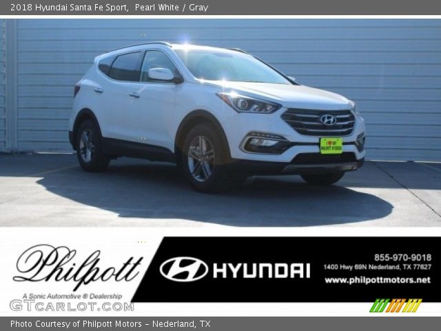 2018 Hyundai Santa Fe Sport  in Pearl White